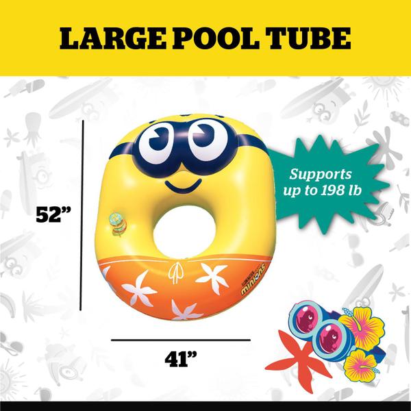 Imagem de Pool Float BigMouth Minions inflável Despicable Me 4 Orange