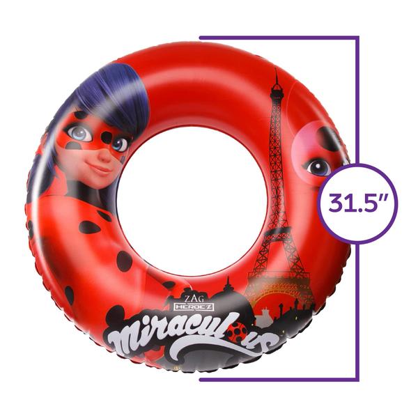 Imagem de Pool Float Mighty Mojo Miraculous Ladybug com Tikki 30cm