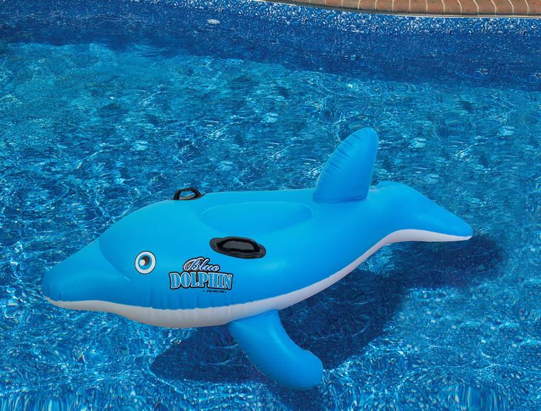 Imagem de Pool Float Swimline Dolphin Stable para pesca