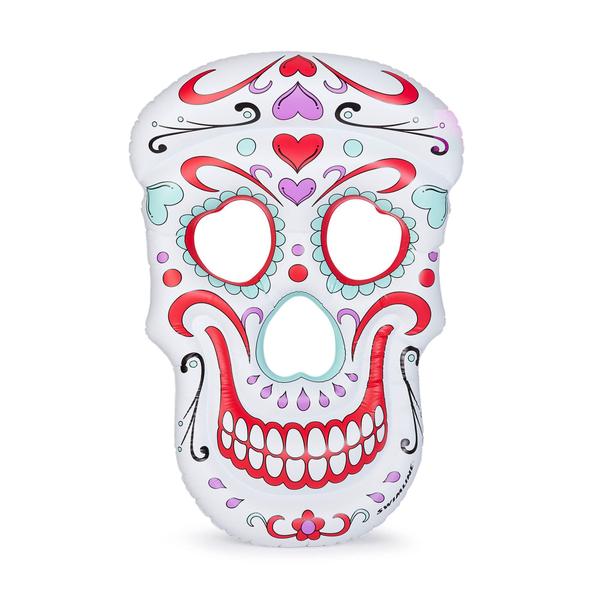 Imagem de Pool Float Swimline Sugar Skull inflável de 62 polegadas