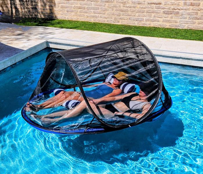 Imagem de Pool Floating Canopy Bug Net Pest Awaysis com Hammock Float