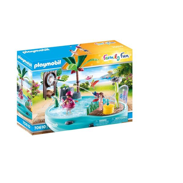 Imagem de Pool Playmobil Small com pulverizador de água para crianças