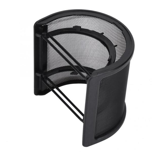 Imagem de Pop Filter Filtro Anti Puff Côncavo Malha Em Metal E Nylon