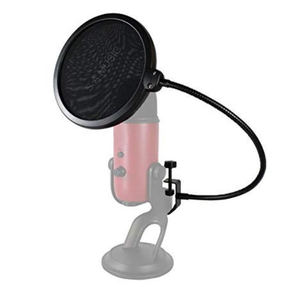 Imagem de Pop Filter Profissional Gravações Podcasts Vídeos e Estúdios