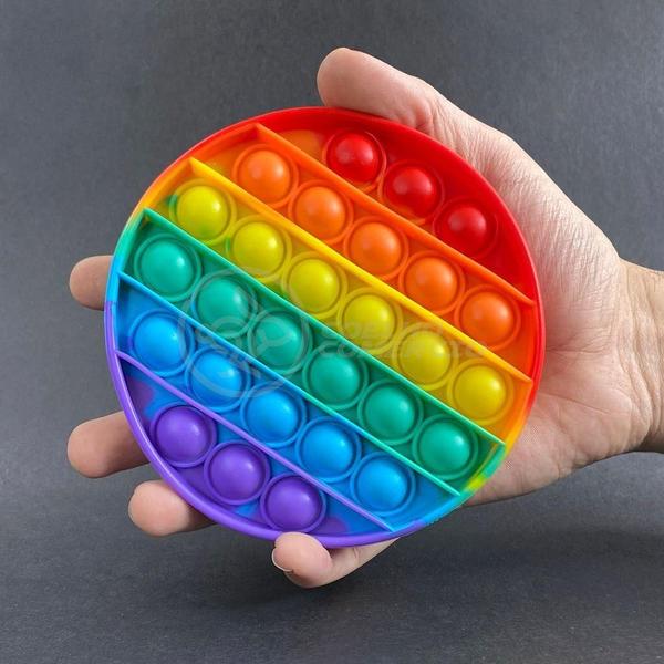 Pop It Circular Anti Stress Arco Íris - SMART BRACELET Imagem de Pop It Circular Anti Stress Arco Íris