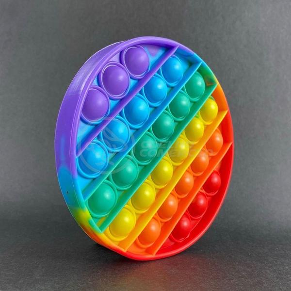 Pop It Circular Anti Stress Arco Íris - SMART BRACELET Imagem de Pop It Circular Anti Stress Arco Íris