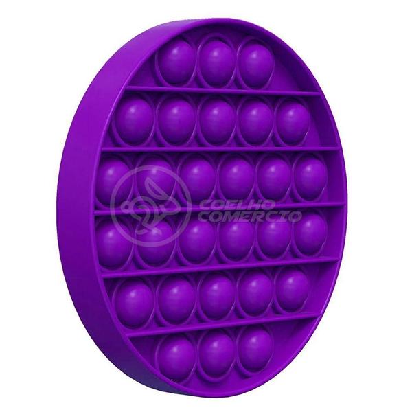 Imagem de Pop It Circular Anti Stress Roxo