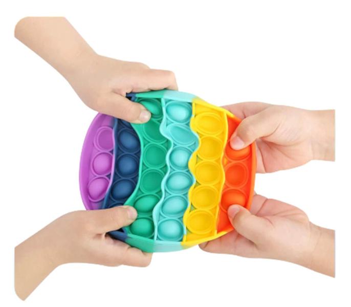 Pop It Círculo Colorido Yes-Toys - Pop Fun Imagem de Pop It Círculo Colorido Yes-Toys