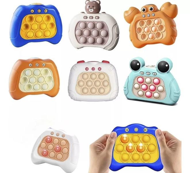 Pop It Eletrônico Game Console Jogo de Memória Brinquedo Anti estress para Crianças Adulto e Infantil Luz Som Fidget - LVO Imagem de Pop It Eletrônico Game Console Jogo de Memória Brinquedo Anti estress para Crianças Adulto e Infantil Luz Som Fidget
