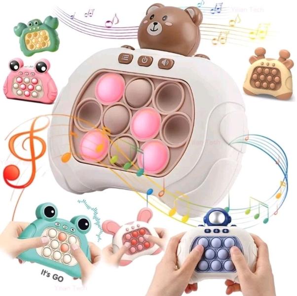 Pop It Eletrônico Game Console Jogo de Memória Brinquedo Anti estress para Crianças Adulto e Infantil Luz Som Fidget - LVO Imagem de Pop It Eletrônico Game Console Jogo de Memória Brinquedo Anti estress para Crianças Adulto e Infantil Luz Som Fidget