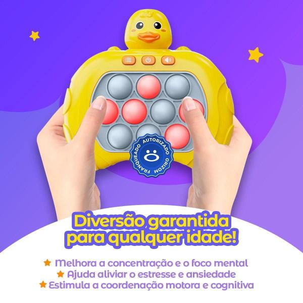 Imagem de Pop It Eletronico Gamer Brinquedo Anti Stress Mini Infantil