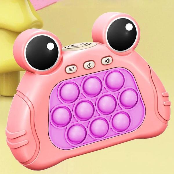 Imagem de Pop It Fidget Mini Game Interativo 4 Modos Sapinho Toys Divertido Anti Estresse Relaxante Sensorial Criança