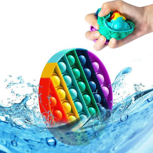 Imagem de Pop It Fidget Sensorial Bolha AntiStress Redondo Colorido