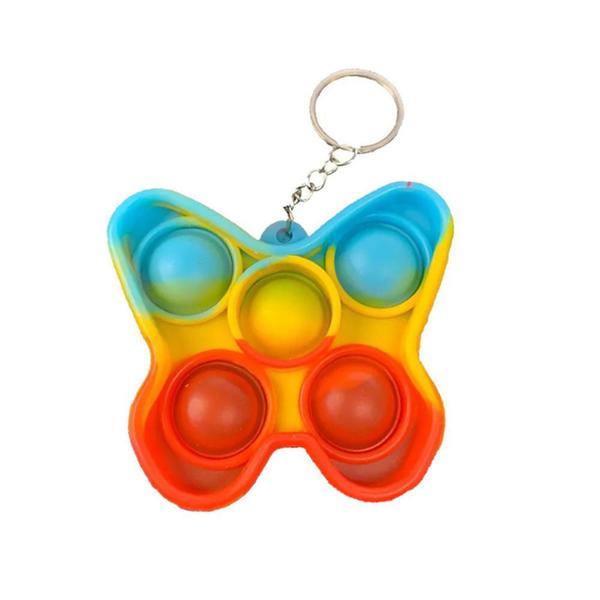 Pop It Fidget Toy Chaveiro Anti Stress Relaxante Colorido - Luvizama Imagem de Pop It Fidget Toy Chaveiro Anti Stress Relaxante Colorido
