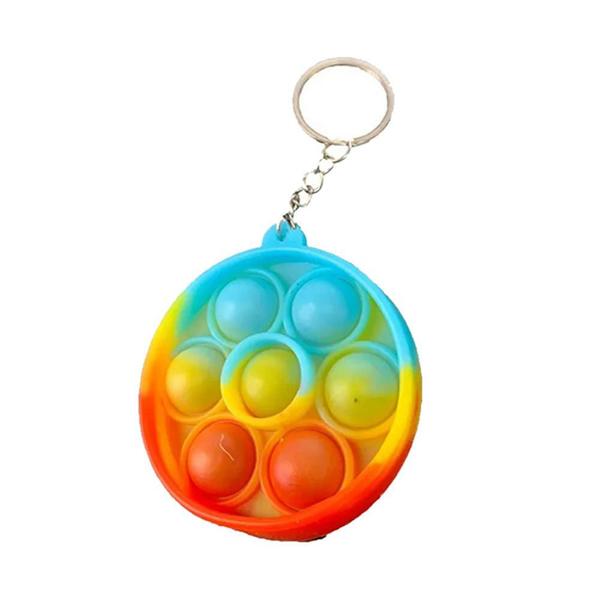 Pop It Fidget Toy Chaveiro Anti Stress Relaxante Colorido - Luvizama Imagem de Pop It Fidget Toy Chaveiro Anti Stress Relaxante Colorido