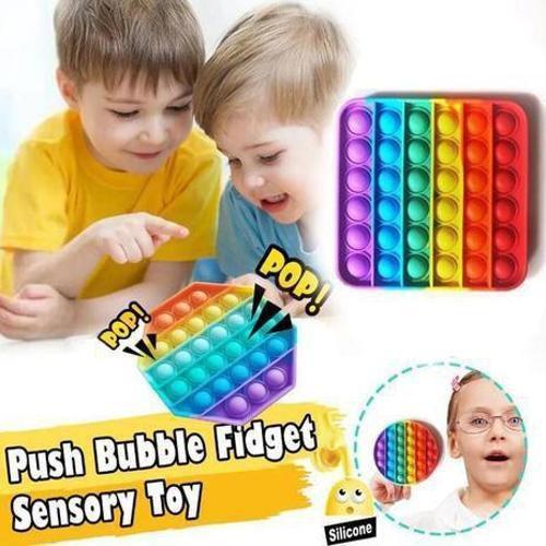 Imagem de Pop It Fidget Toys Octógono Colorido Brinquedo Anti Stress