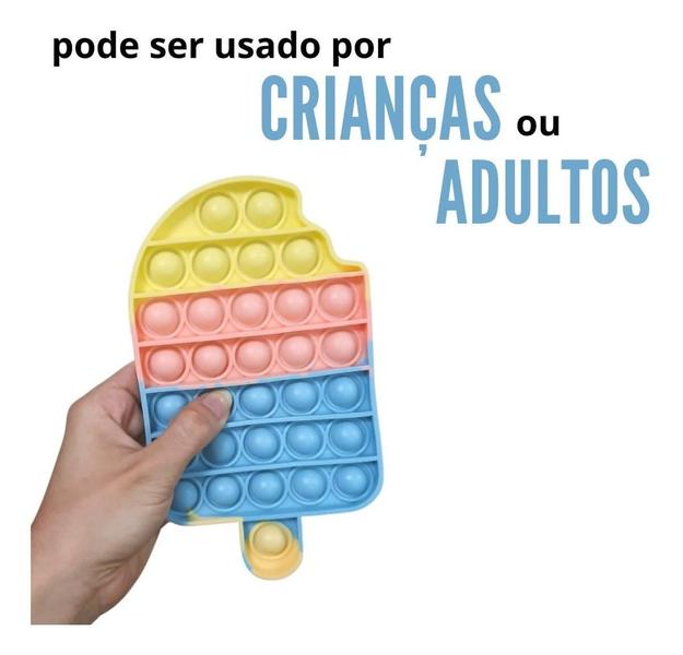 Imagem de Pop It Finger Empurra Bolha Anti Stress Sorvete Bw203