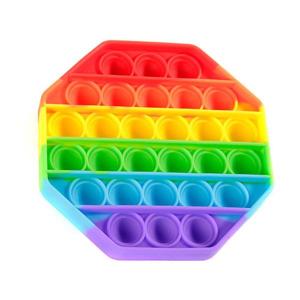 Imagem de Pop It Formas Fidget Toy Coloridos Silicone Satisfatório