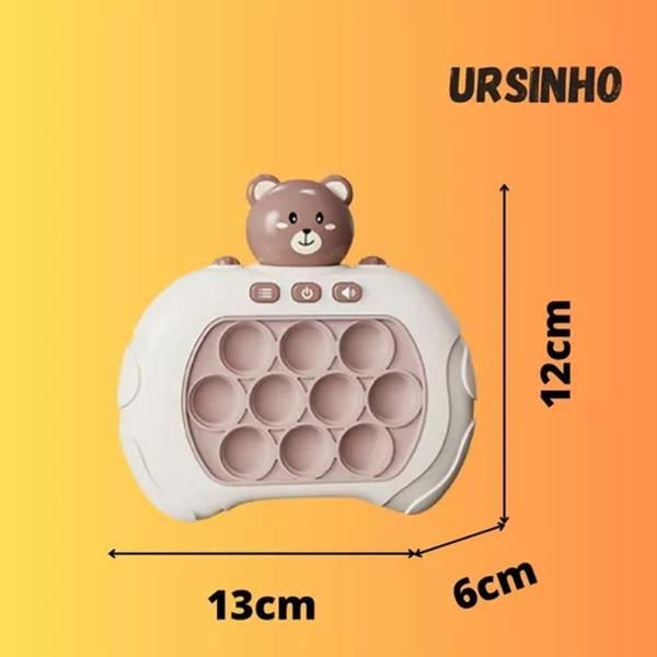 Imagem de Pop It Gamer Antistress Mini Brinquedo Popet Urso