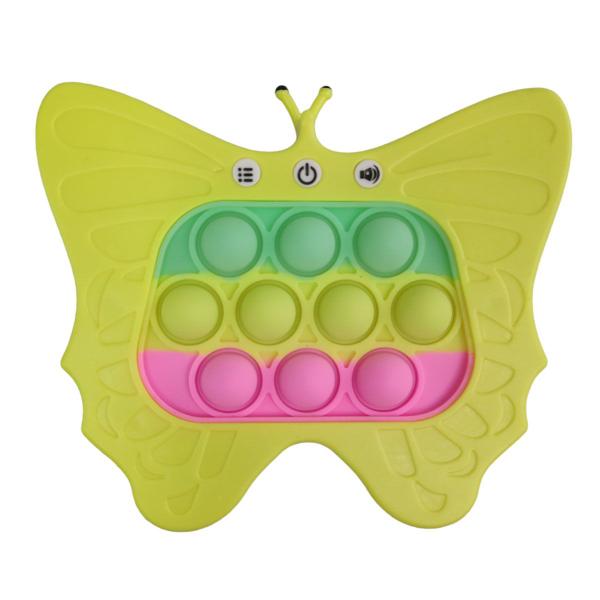 Imagem de Pop It Mini Game Borboleta Interativo 4 Modos Som Luz Jogo Ansiedade Anti Estresse Relaxante Fidget Sensorial Portatil