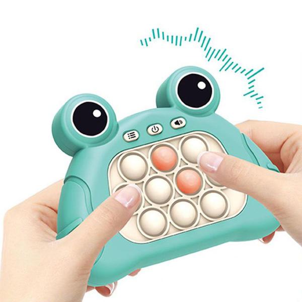 Imagem de Pop It Mini Game Luz Som Interativo Sapinho Criança Fidget Sensorial Anti Estresse Relaxante Portatil