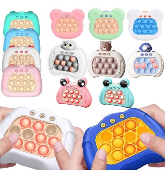 Pop-It Mini Gamer Console Sensorial Eletrônico Anti Stress - Estrela Imagem de Pop-It Mini Gamer Console Sensorial Eletrônico Anti Stress