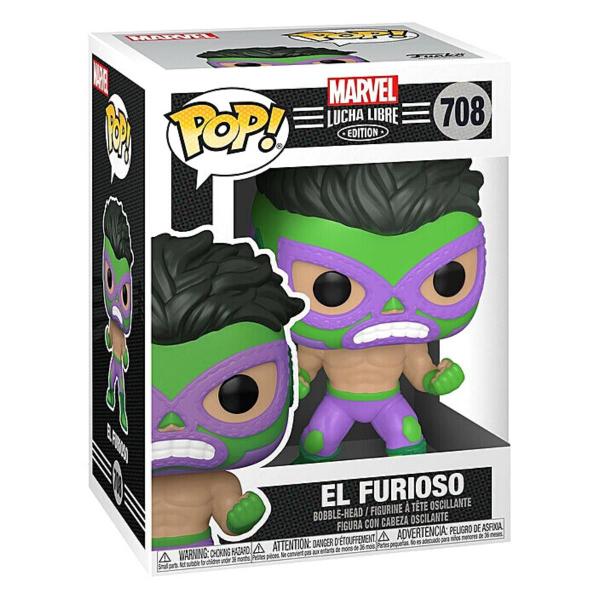 Imagem de Pop Marvel Luta Livre Hulk El Furioso 708 Funko 53870