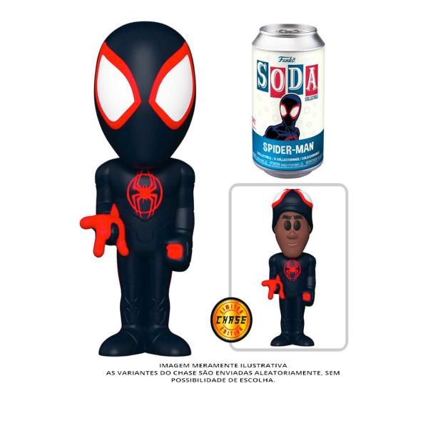 Pop! Soda - Spider-man: Across The Spider-verse - Miles Morales (chance De Chase) - FUNKO Imagem de Pop! Soda - Spider-man: Across The Spider-verse - Miles Morales (chance De Chase)