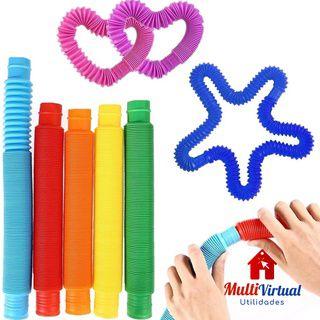 Imagem de Pop Tube Fidget Toy Canos Anti-stress Brinquedo ENVIO IMEDIATO