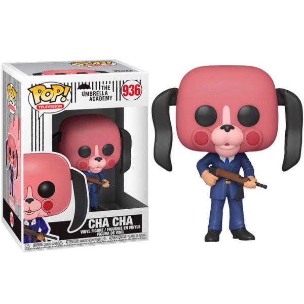 Pop! Umbrella Academy - Cha Cha Com Máscara 936 - FUNKO Imagem de Pop! Umbrella Academy - Cha Cha Com Máscara 936