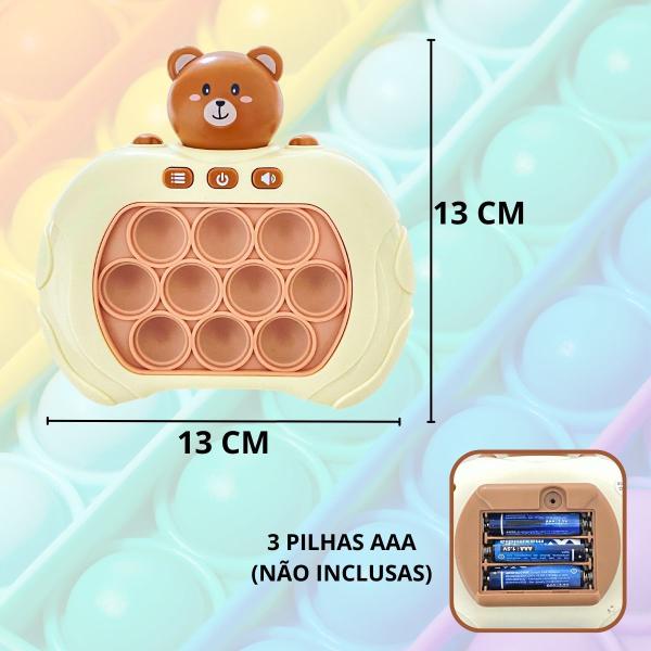 Imagem de Popit Eletrônico Brinquedo Sensorial Anti-estresse Com Led