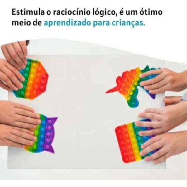 Popit REDONDO POP it Apertar bolinha Antistress fidget silicone lavável - Darama Imagem de Popit REDONDO POP it Apertar bolinha Antistress fidget silicone lavável - Darama