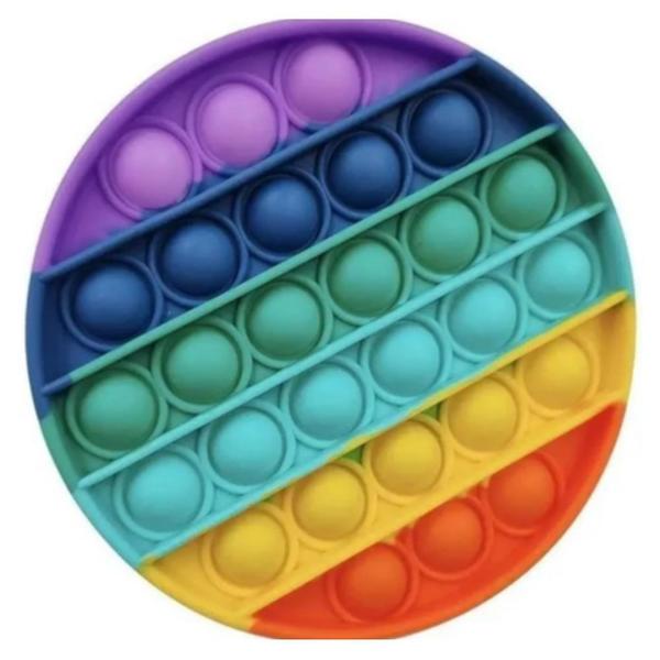 Popit REDONDO POP it Apertar bolinha Antistress fidget silicone lavável - Darama Imagem de Popit REDONDO POP it Apertar bolinha Antistress fidget silicone lavável - Darama