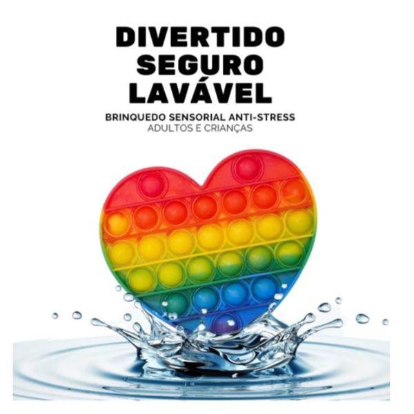 Popit REDONDO POP it Apertar bolinha Antistress fidget silicone lavável - Darama Imagem de Popit REDONDO POP it Apertar bolinha Antistress fidget silicone lavável - Darama