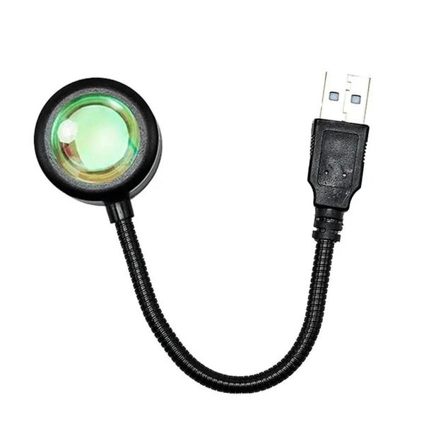 Imagem de Pôr Do Sol LED RGB USB Luz Celular Selfie Fotografia Projetor De Luz Neon Night Atmosphere Light