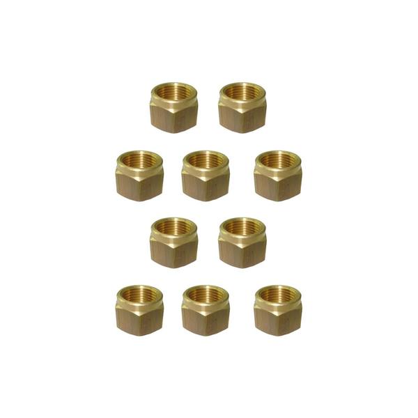 Imagem de Porca Sobreposta 18mm P/ Tubo 12mm 915017012100 10 Pcs