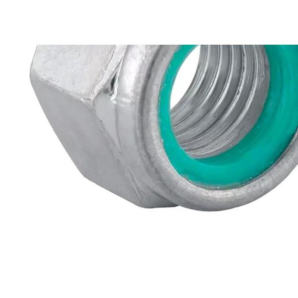 Imagem de Porca Travante Jomarca Com Nylon   1/4" Unc Com 100 Pecas