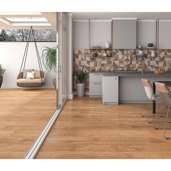 Imagem de Porcelanato 20x121cm Dark Castor Ar20180 Marrom Damme