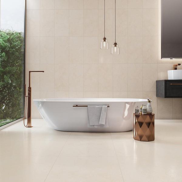 Imagem de Porcelanato Champagne Brcetim Acetinado Retificado 60X60 Cx 2,20m²