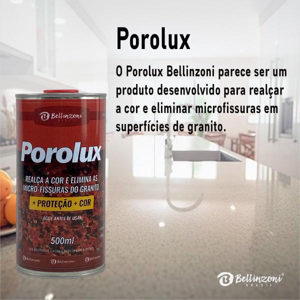 Porolux Bellinzoni + Proteção + Realça Cor Granito 500ml Kit C/ 3 Imagem de Porolux Bellinzoni + Proteção + Realça Cor Granito 500ml Kit C/ 3