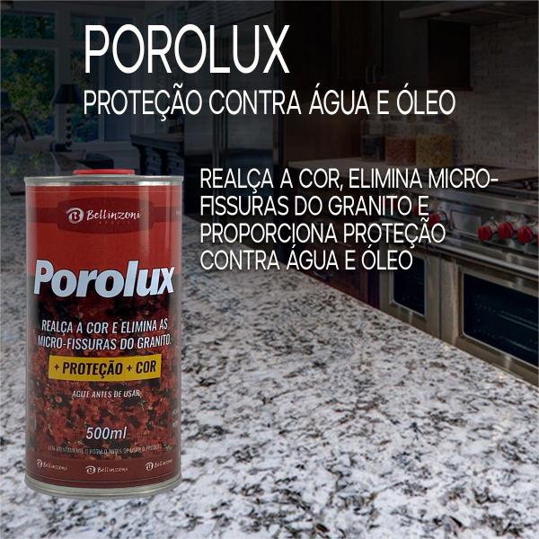 Porolux Bellinzoni + Proteção + Realça Cor Granito 500ml Kit C/ 3 Imagem de Porolux Bellinzoni + Proteção + Realça Cor Granito 500ml Kit C/ 3