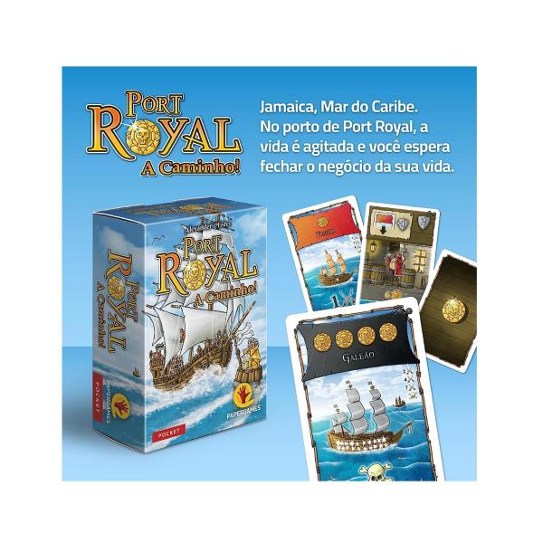 Port Royal: A Caminho - Jogo de Cartas Papergames Imagem de Port Royal: A Caminho - Jogo de Cartas Papergames