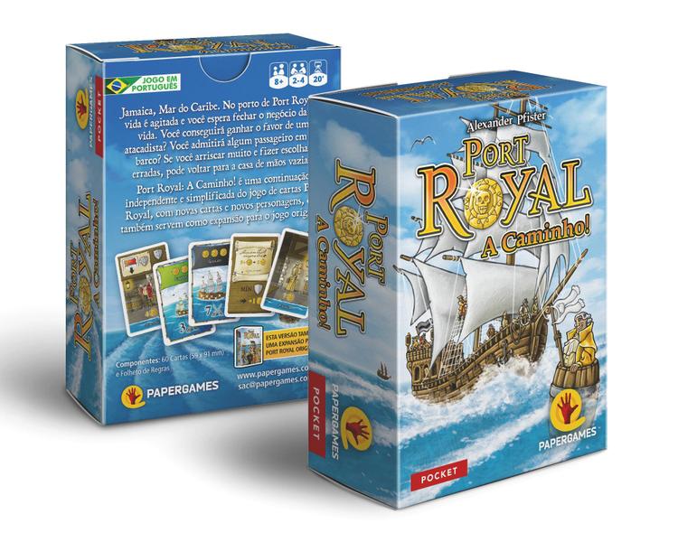 Imagem de Port Royal: A Caminho! - Jogo De Cartas Pocket - PaperGames