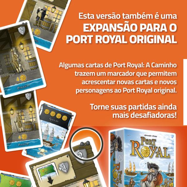 Imagem de Port Royal: A Caminho! - Jogo De Cartas Pocket - PaperGames