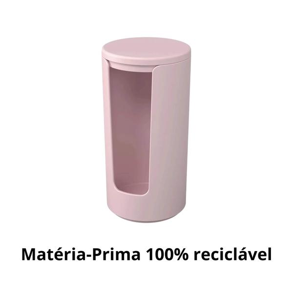 Imagem de Porta Algodão Em Disco Serene Rosa Claro Brinox - 13104/3537