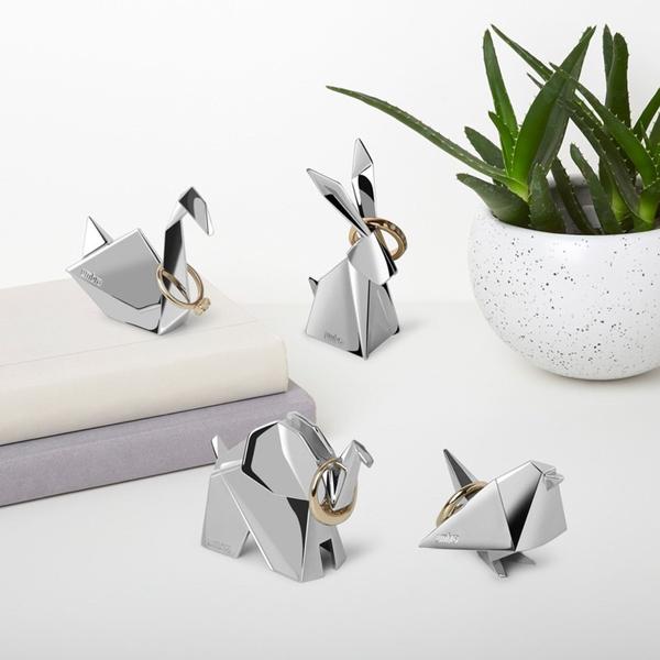 Imagem de Porta Anéis Origami Pássaro Umbra