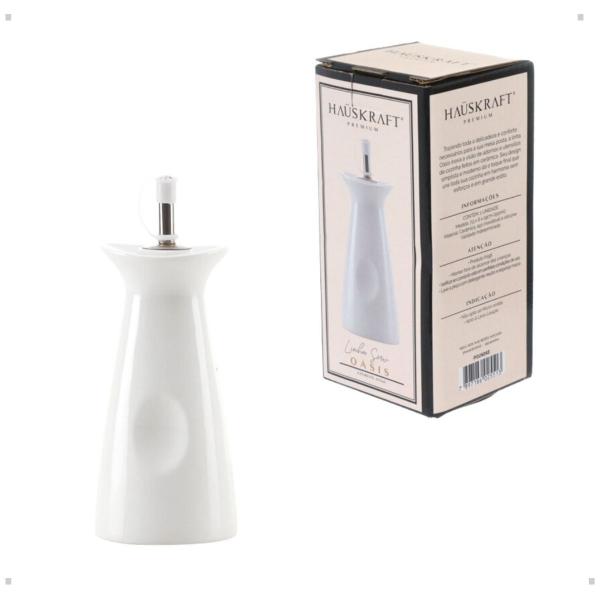 Porta azeite e vinagre oasis galheteiro em porcelana 250ml - hauskraft Imagem de Porta azeite e vinagre oasis galheteiro em porcelana 250ml