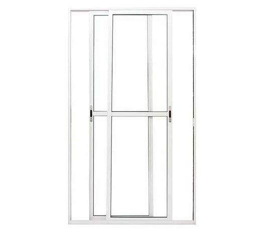 Imagem de Porta Balcão 210X150 2 Folhas Vidro Móveis - Alumínio Branco - Linha 25 Suprema