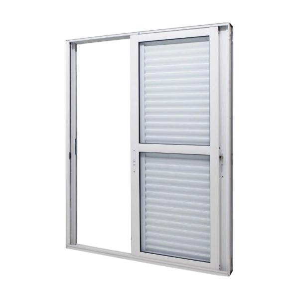 Porta Balcão 3 Folhas Moveis 2,10x1,20 Branca L.25 - RV PORTAS E JANELAS Imagem de Porta Balcão 3 Folhas Moveis 2,10x1,20 Branca L.25