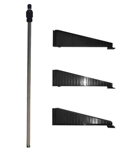 Porta Banner 1,80M Pedestal Suporte Alumino Base Desmontável - Full Vendas Imagem de Porta Banner 1,80M Pedestal Suporte Alumino Base Desmontável